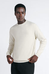 MAGLIA GIROCOLLO CASHMERE LIKE BEIGE CHIARO